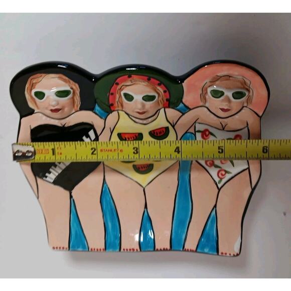 2003 “BEST FRIENDS” FUNSEEKER Janis Joplin No. 6445 Platter Westland Gift - Picture 8 of 10